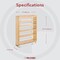 Rev-A-Shelf Maple Veneer, Light Brown, 5 in W, 25.5 in H, 19 in D, 19 in L, Light Brown 448-BC19-5C - alternate 4
